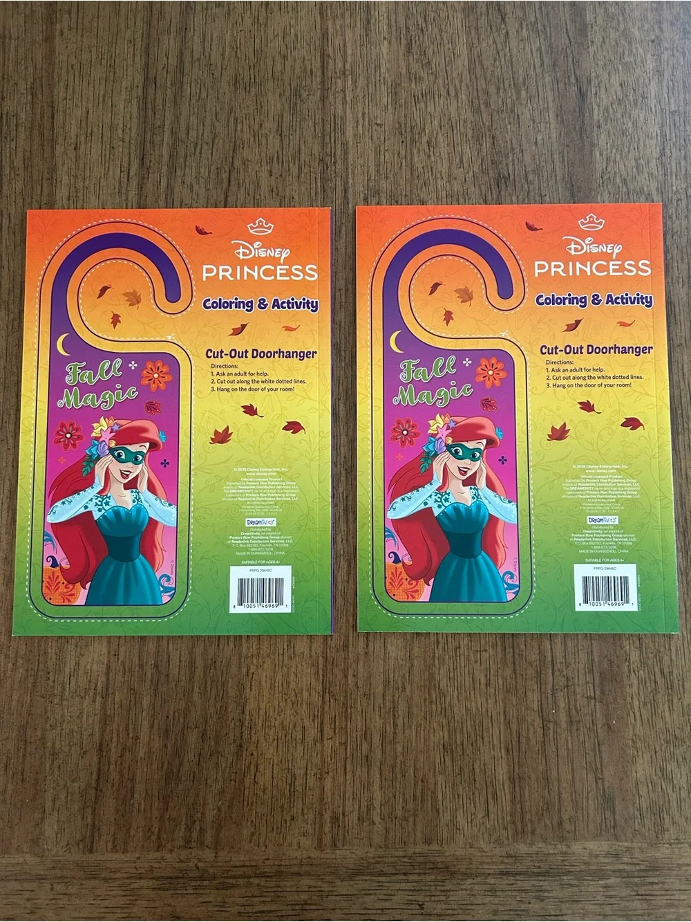 Disney coloring activity